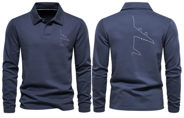 AIRBUS A380 LONG SLEEVE POLO